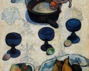 保罗 高更 : Still Life with Three Puppies